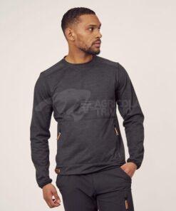 Forro polar, cuello cerrado, color antracita, L