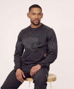 Forro polar, cuello cerrado, color antracita, 5XL