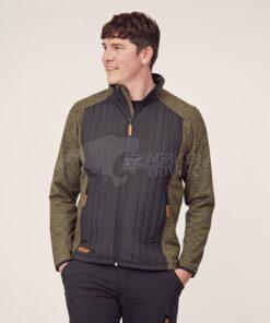 Chaqueta polar / híbrido de hombre, color verde oliva, 5XL 28 Chaqueta polar / híbrido de hombre, color verde oliva, 5XL