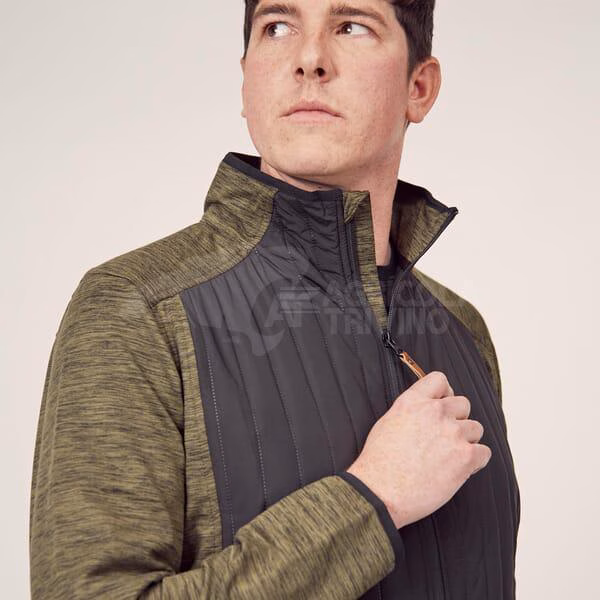 Chaqueta polar / híbrido de hombre, color verde oliva, 2XL 18 Chaqueta polar / híbrido de hombre, color verde oliva, 3XL