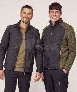Chaqueta polar / híbrido de hombre, color verde oliva, 2XL 45 Chaqueta polar / híbrido de hombre, color verde oliva, 3XL