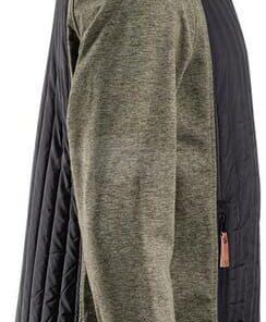 Chaqueta polar / híbrido de hombre, color verde oliva, 2XS 37 Chaqueta polar / híbrido de hombre, color verde oliva, 2XS