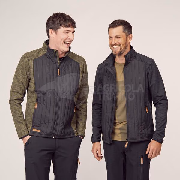 Chaqueta polar / híbrido de hombre, color carbón, 3XL 4 Chaqueta polar / híbrido de hombre, color carbón, 3XL