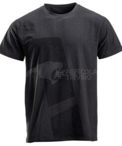 Camiseta de hombre de manga corta, color negro, 4XL