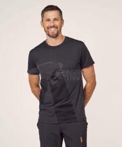 Camiseta de hombre, color negro, S