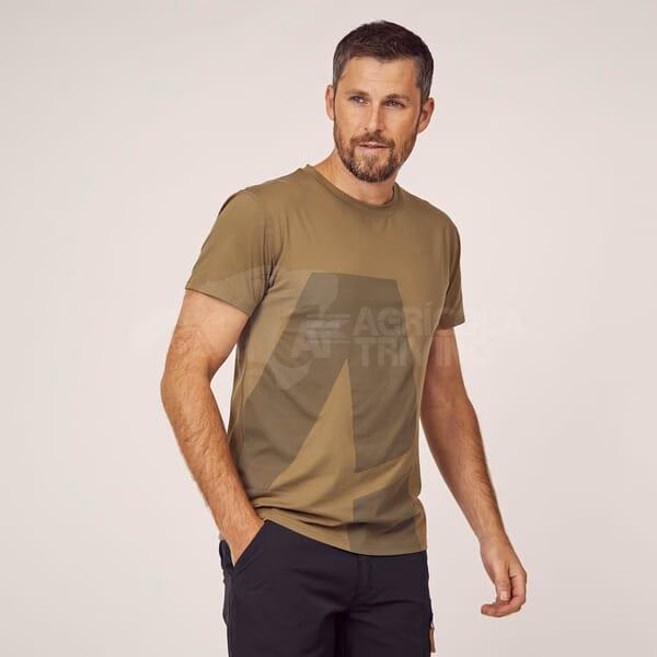 Camiseta de hombre, color verde, S 2 Camiseta de hombre, color verde, S