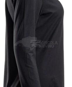 Camiseta de mujer de manga larga, color negro, L 12 Camiseta de mujer de manga larga, color negro, L