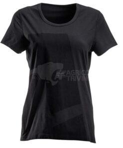 Camiseta de mujer, color negro, XS