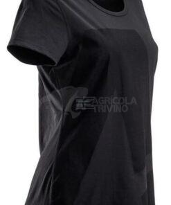 Camiseta de mujer, color negro, L