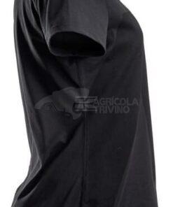 Camiseta de mujer, color negro, XL