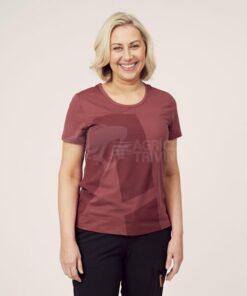 Camiseta de mujer, rojo, XL
