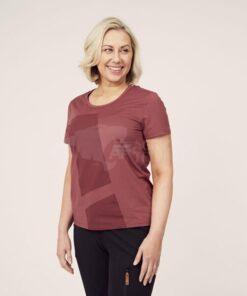 Camiseta de mujer, rojo, M