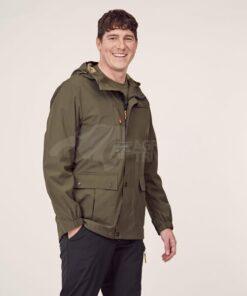 Chaqueta Shell para hombre, verde oliva, 3XL