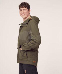 Chaqueta Shell para hombre, color oliva, 5XL