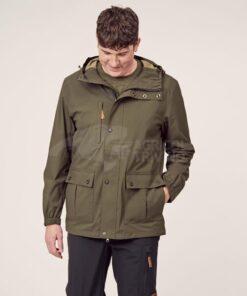 Chaqueta Shell para hombre, verde oliva, 3XL