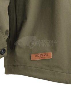 Chaqueta Shell para hombre, verde oliva, 3XL
