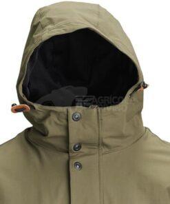 Chaqueta Shell para hombre, color oliva, 5XL