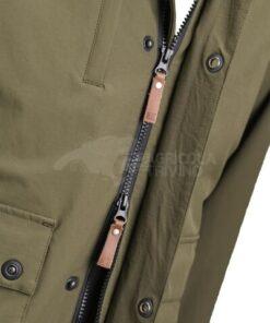 Chaqueta Shell para hombre, color oliva, 5XL