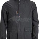 Chaqueta Shell para hombre, color carbón, 4XL