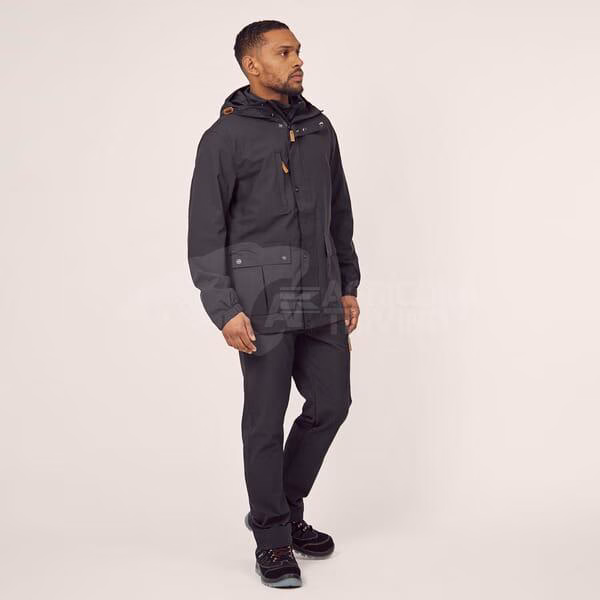 Chaqueta Shell para hombre, color carbón, 2XS 7 Chaqueta Shell para hombre, color carbón, 2XS