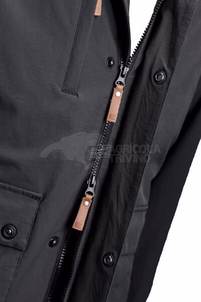 Chaqueta Shell para hombre, color carbón, 2XS 26 Chaqueta Shell para hombre, color carbón, 2XS