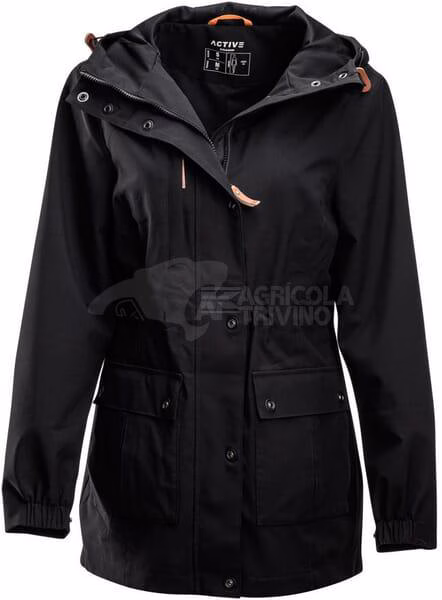 Chaqueta Shell para mujer, color carbón, XL 1 Chaqueta Shell para mujer, color carbón, XL