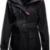 Chaqueta Shell para mujer, color carbón, XS