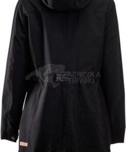 Chaqueta Shell para mujer, color carbón, XS