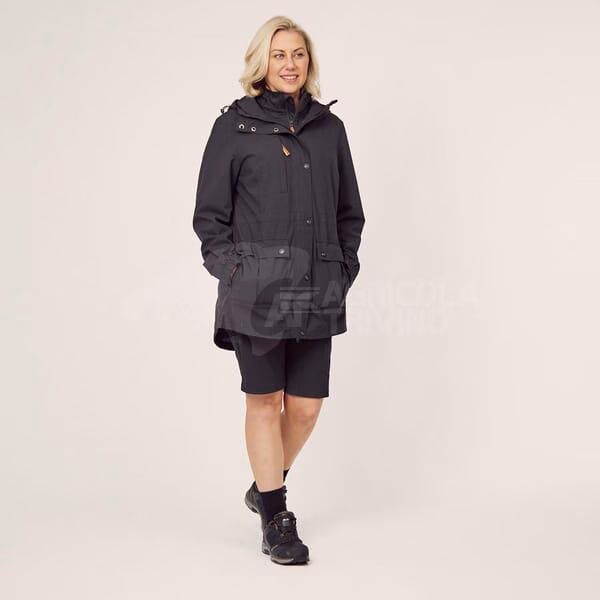 Chaqueta Shell para mujer, color carbón, XL 3 Chaqueta Shell para mujer, color carbón, XL