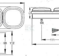 Luz trasera LED 3 Luz trasera LED