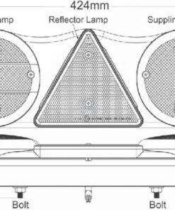 Luz trasera LED