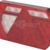 Luz trasera LH multifunción LED, 12 V, 236 x 140 x 24,3 mm, Bayoneta de 5 polos, Kramp