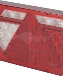 Luz trasera LH multifunción LED, 12 V, 236 x 140 x 24,3 mm, Bayoneta de 5 polos, Kramp