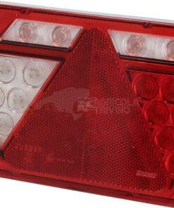Luz trasera LH multifunción LED, SMART, 12 V, 236 x 140 x 24,3 mm, Bayoneta de 5 polos, Kramp