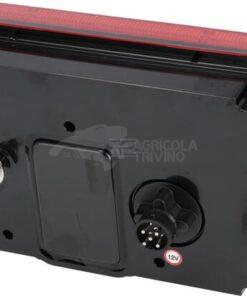 Luz trasera LH multifunción LED, SMART, 12 V, 236 x 140 x 24,3 mm, Bayoneta de 5 polos, Kramp
