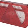 Luz trasera multifunción LED, 12 V, 236 x 140 x 24,3 mm, bayoneta de 5 polos, Kramp