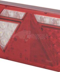 Luz trasera LH multifunción LED, 12 V, 236 x 140 x 24,3 mm, Bayoneta 6-pin, Kramp