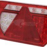 Luz trasera LH multifunción LED, SMART, 12 V, 236 x 140 x 24,3 mm, Bayoneta 6-pin, Kramp