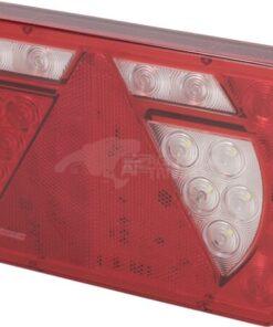 Luz trasera multifunción LED, 12 V, 236 x 140 x 24,3 mm, bayoneta de 6 polos, Kramp