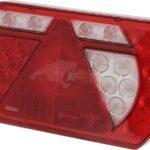 Luz trasera multifunción LED, SMART, 12 V, 236 x 140 x 24,3 mm, bayoneta de 6 polos, Kramp
