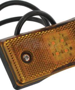 Luz LED lat., amarilla, dcha.