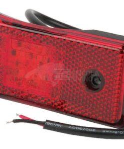 Luz LED trasera, roja, dcha.