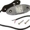 Luz LED del., transp, ovalada