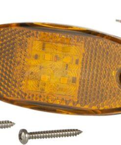 Luz LED lateral, amar., oval.