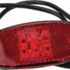 Luz LED trasera, roja, ovalada 2 Luz LED trasera, roja, ovalada