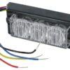 Unidad LED 3 luces transpar.