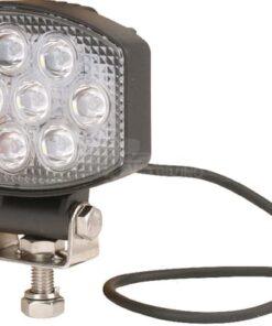 Luz de trabajo LED, 15 W, 1900 lm, oval, 10-30 V, 120 x 38 x 80 mm, proyector, 10 LED, Kramp
