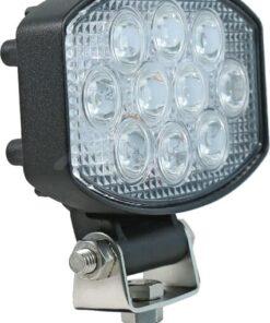 Luz de trabajo LED, 15 W, 1900 lm, oval, 10-30 V, 120 x 38 x 80 mm, proyector, 10 LED, Kramp