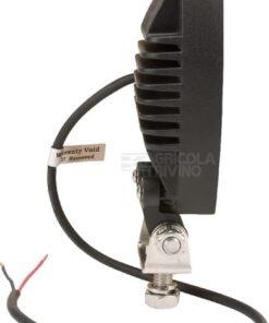 Luz de trabajo LED, 15 W, 1900 lm, oval, 10-30 V, 120 x 38 x 80 mm, proyector, 10 LED, Kramp