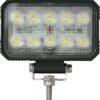 Luz de trabajo LED, 15 W, 1900 lm, rectangular, 10-30 V, 150 x 37 x 100 mm, haz concentrado, 10 LED, Kramp